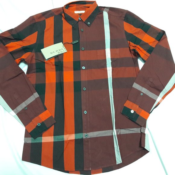 Burberry Other - BURBERRY BRIT MEN OXBLOOD CASUAL SHIRT Burberry Other - BURBERRY BRIT MEN OXBLOOD CASUAL SHIRT